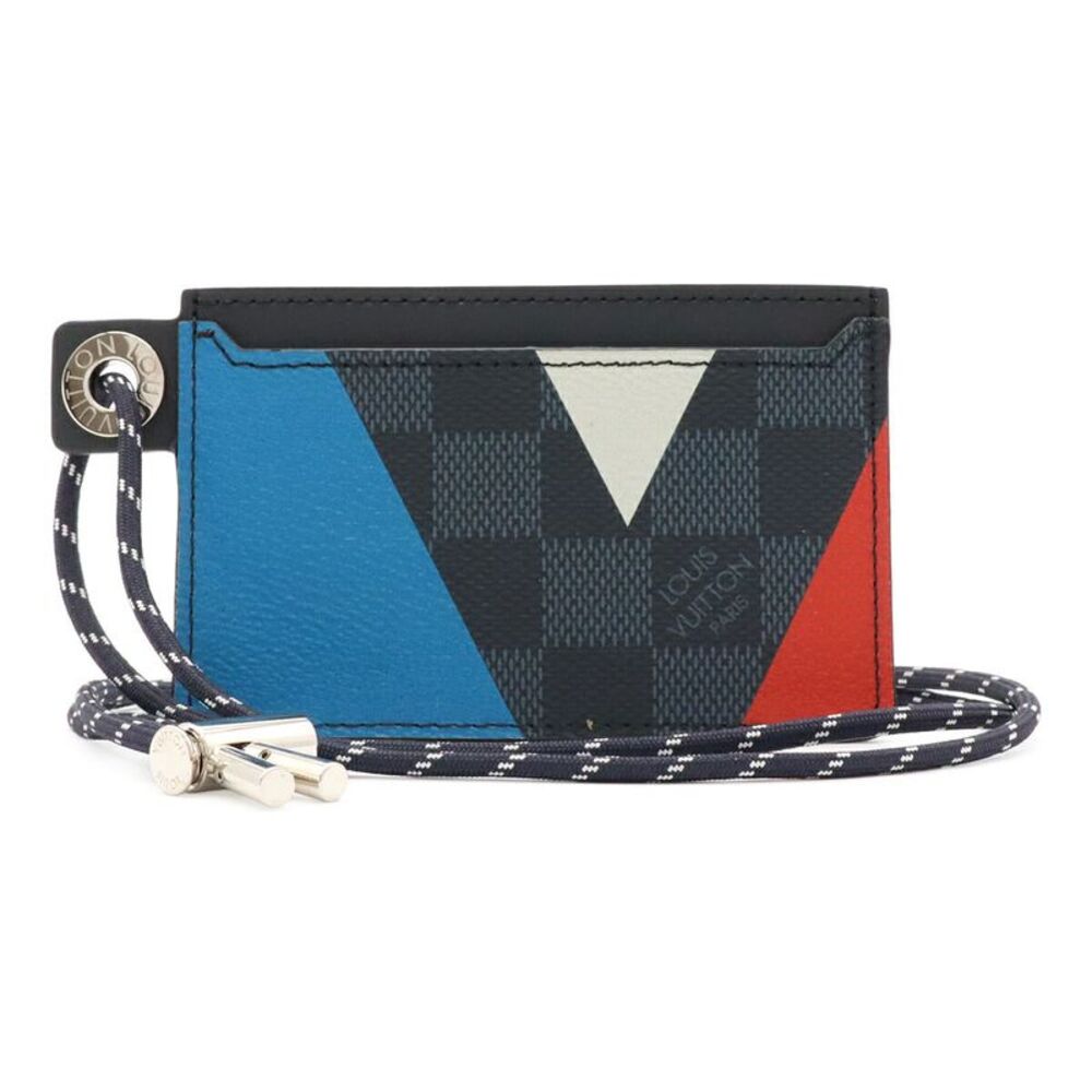 Louis Vuitton Damier Cobalt V Line Card Case
